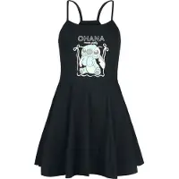 Lilo & Stitch Robe courte Disney de - Stitch Ohana - S - XXL - pour Femme - noir - Taille XXL