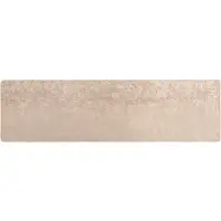 vidaXL Tapis de couloir MARSA Beige 100 x 400 cm Polyester et PVC