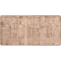 vidaXL Tapis de couloir MARSA Blanc 50 x 100 cm Polyester et PVC