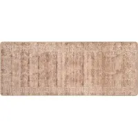 vidaXL Tapis de couloir MARSA Blanc 80 x 200 cm Polyester et PVC