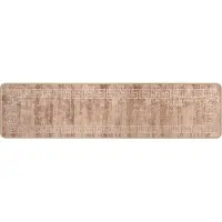 vidaXL Tapis de couloir MARSA Blanc 50 x 200 cm Polyester et PVC