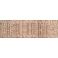 vidaXL Tapis de couloir MARSA Blanc 80 x 350 cm Polyester et PVC