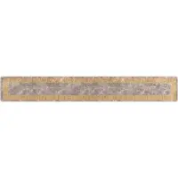 vidaXL Tapis de couloir MARSA Gris 50 x 350 cm Polyester et PVC