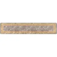 vidaXL Tapis de couloir MARSA Gris 50 x 250 cm Polyester et PVC