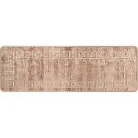 vidaXL Tapis de couloir MARSA Blanc 50 x 150 cm Polyester et PVC