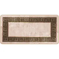 vidaXL Tapis de couloir MARSA Noir 50 x 100 cm Polyester et PVC