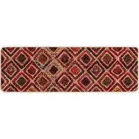 vidaXL Tapis de couloir MARSA Multicolore 50 x 100 cm Polyester et PVC