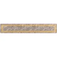 vidaXL Tapis de couloir MARSA Gris 50 x 300 cm Polyester et PVC
