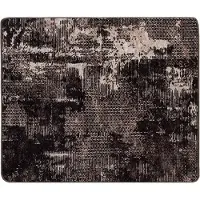 vidaXL Tapis de couloir MARSA Noir 80 x 100 cm Polyester et PVC