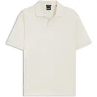 BOSS Polo à col Johnny en jacquard de coton