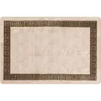 vidaXL Tapis de couloir MARSA Noir 100 x 150 cm Polyester et PVC