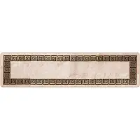 vidaXL Tapis de couloir MARSA Noir 50 x 200 cm Polyester et PVC