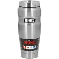 Thermos Stainless Steel Tumbler-470ml Glass Argenté