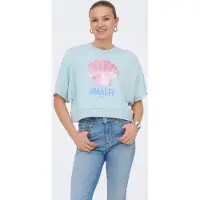 ONLY Sweat-shirt 'ONLCapri' bleu ciel / bleu pastel / rose ancienne