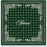 Prohibited Foulard olive / blanc