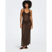 ONLY Robes en maille 'ONLKastella' chocolat