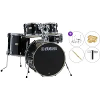 Yamaha SBP2F5-RBL Stage Custom Birch Standard SET Raven Black Batterie acoustique