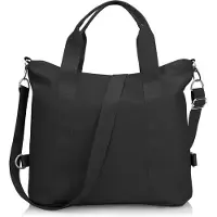 Unyqoos Sac bandoulière pour femmes en nylon imperméable – spacieux (40 x 15 x 35 cm), bandoulière réglable et amovible (63–120 cm), plusieurs compartiments, poids : 0,48 kg