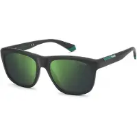 Polaroid Lunettes de Soleil PLD 2163/S 54/18/145 Matte black green Polycarbonate frames UNISEX PLD 2163/S