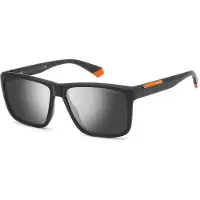 Polaroid Lunettes de Soleil PLD 2164/S 58/15/145 Matte black orange Polycarbonate frames MAN PLD 2164/S