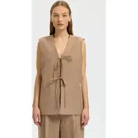 Selected Gilet noisette