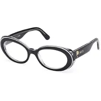 Emilio Pucci Lunettes de vue - - EP5262 - Noir/Black‑white - Front acétate - Femme 53/18/140