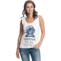 Lilo & Stitch Top Disney de - Ohana Means Family - XS - XXL - pour Femme - blanc - Taille S