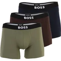 BOSS Boxers bleu marine / marron / olive / blanc