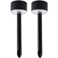 Lyora Pôle solaire True 24 cm - noir - ensemble de 2