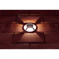 Lyora Éclairage des allées Laken Acier inoxydable - 4 faces - LED