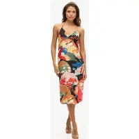 Superdry Robe Sans Manches Vintage Midi Halter Slip