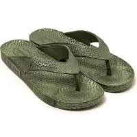 Brasileras Claquettes / Tongs 'Gummix' vert foncé