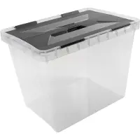 Sunware Onyx Boîte de rangement 25 l transparente