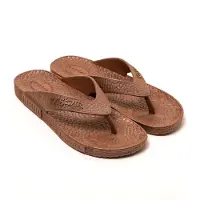 Brasileras Claquettes / Tongs 'Gummix' marron