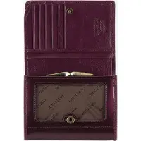 Light Prestige Porte-monnaie Wittchen pour femme en cuir verni violet de taille moyenne