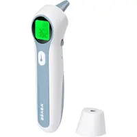 Beaba - Thermomètre Digital Sans Contact Infrarouge - Mesure Frontale - Auriculaire - Ambiante - Alerte Fièvre - Thermospeed