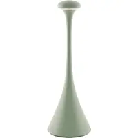 Sigor LED Lampe de table à accu "Nudrop" 2,2W 820 (blanc chaud) + 827 (ton chaud-extra) vert sauge dimmable mat