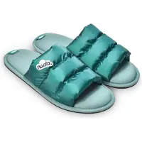 Brasileras Nuvola. Pantoufle 'Zueco Spring' émeraude