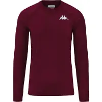 Kappa Vurbat Long Sleeve Base Layer Rouge L Homme