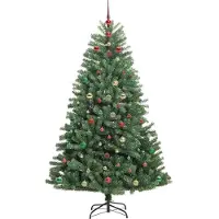 vidaXL Sapin de Noël Artificiel à Branches Articulées Vert 180 cm