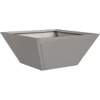 vidaXL Cache-pot de jardin Rouillé 35 x 35 x 15 cm