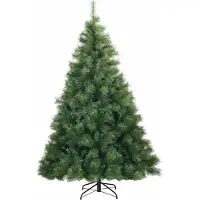 vidaXL Sapin de Noël artificiel avec 300 LED Vert 180 cm PE et PVC