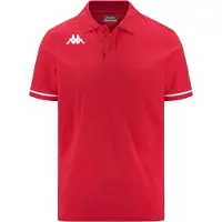 Kappa Barli Short Sleeve Polo Rouge 3XL Homme