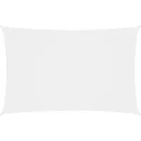 vidaXL Voile d'ombrage Oxford Rectangulaire 2x5 m Blanc