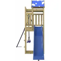 vidaXL Aire de jeux d'extérieur bois de pin imprégné