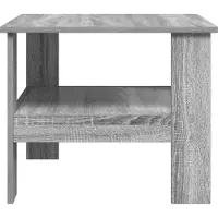 vidaXL Table basse gris Sonoma 57 x 55 x 45 cm Bois composite
