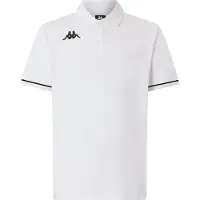Kappa Barli Short Sleeve Polo Blanc XL Homme