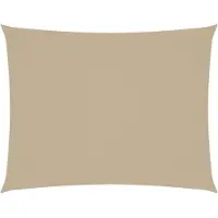 vidaXL Voile de parasol tissu oxford rectangulaire 3x6 m beige