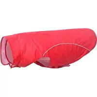 vidaXL Imperméable pour chiens avec bandes réfléchissantes polyester rouge 4XL