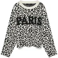 Vero Moda Pull-over 'VMTres' noir / blanc